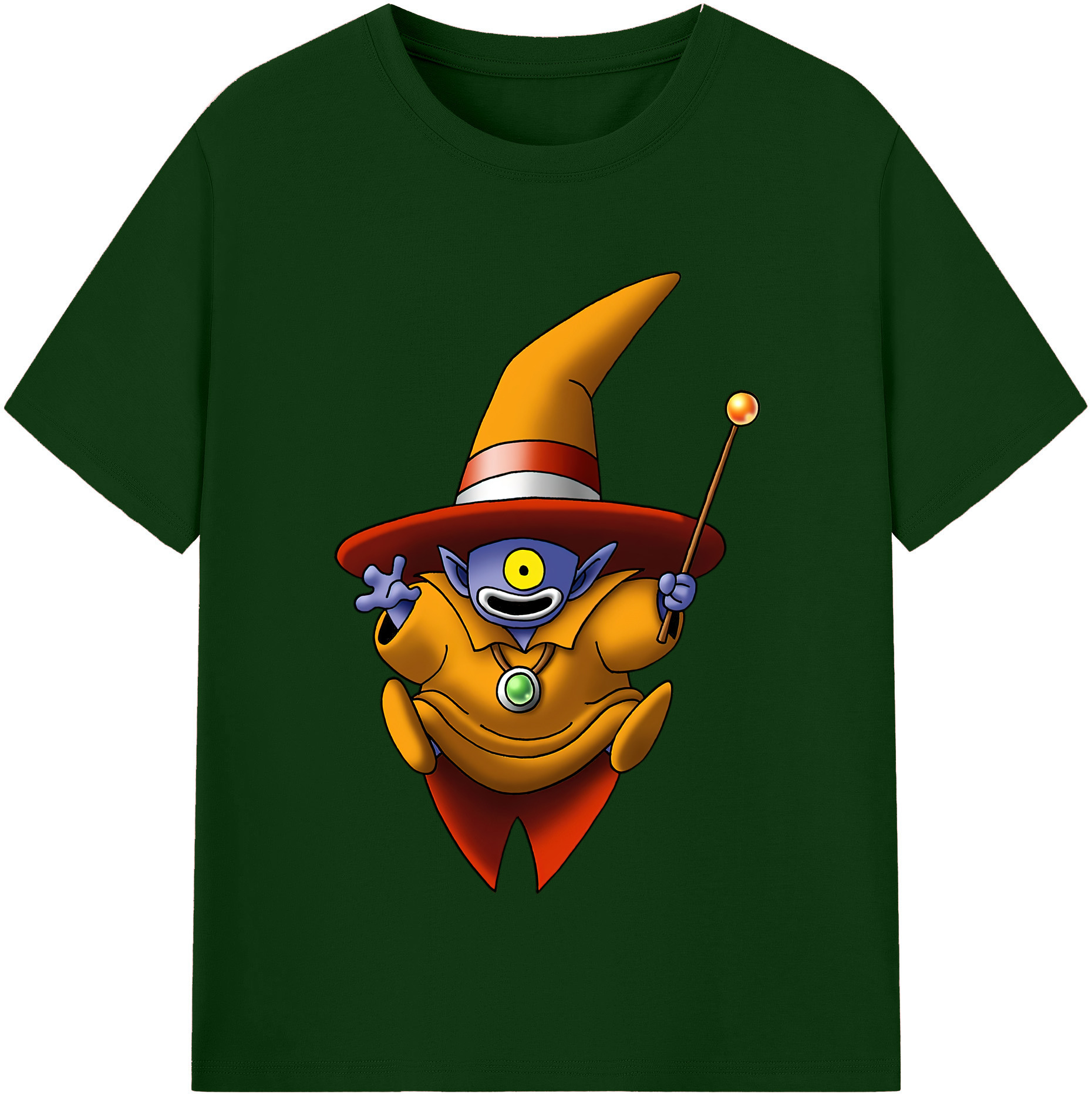 （画像用） ドラゴンクエスト Doragon Kuesuto Dragon Quest 綿100％半袖Tシャツ（フロントプリント）